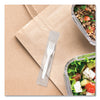 SOLO® Regal™ Mediumweight Cutlery, Individually Wrapped, Fork, Plastic, White, 1,000/Carton Disposable Forks - Office Ready