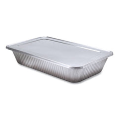 HFA® Full Steam Table Pan Lids, Full Curl Edge, Fits Full-Size Pan, 0.62" Deep, 12.87 x 20.81, 50/Carton