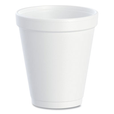 Dart® Foam Drink Cups, 8 oz, White, 1,000/Carton Hot/Cold Drink Cups - Office Ready