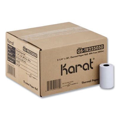 Karat® Thermal Paper Rolls, 2.25