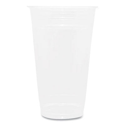 Karat® PET Plastic Cups, 24 oz, Clear, 600/Carton Cold Drink Cups, Plastic - Office Ready