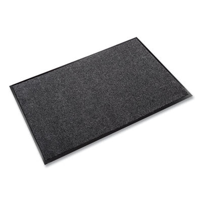 Crown EcoStep Wiper Mat, Rectangular, 48 x 96, Charcoal Wiper Mats - Office Ready