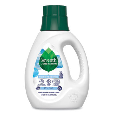Seventh Generation® Natural Liquid Laundry Detergent, Fragrance Free, 45 oz Bottle Laundry Detergents - Office Ready