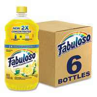 Fabuloso® Multi-Use Cleaner, Refreshing Lemon Scent, 56 oz Bottle, 6/Carton Multipurpose Cleaners - Office Ready