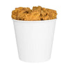 Karat® Food Bucket, 170 oz, 8.9" Diameter x 8.36" h, White, Paper, 150/Carton Takeout Food Containers - Office Ready