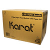 Karat® Food Bucket with Lid, 170 oz, 8.9" Dia x 8.36"h, White, Paper, 150/Carton Takeout Food Containers - Office Ready