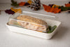 Eco-Products® Worldview™ 100% Recycled Content Lid, 10.82 x 10.71 x 1.83, Clear, Plastic, 200/Carton Takeout Food Containers - Office Ready