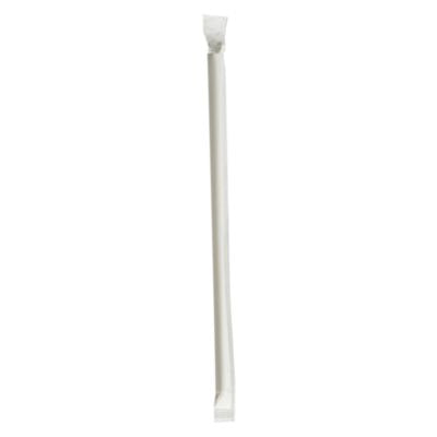 Boardwalk® Wrapped Jumbo Paper Straws, 7.75