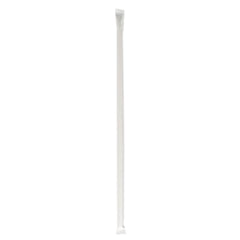 Boardwalk® Wrapped Jumbo Straws, 10.25", Polypropylene, Red/White Striped, 2,000/Carton