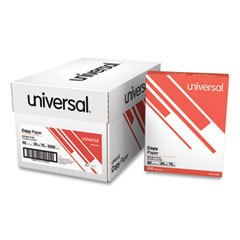 UNV21200 Copy Paper, 92 Bright, 20 lb Bond Weight, 8.5 x 11, White, 500 Sheets/ Ream, 10 Reams/ Carton