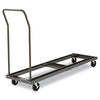 Alera® Chair/Table Cart, Metal, 600 lb Capacity, 20.86" x 50.78" to 72.04" x 43.3", Black Chair/Table Carts - Office Ready