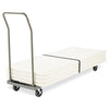 Alera® Chair/Table Cart, Metal, 600 lb Capacity, 20.86" x 50.78" to 72.04" x 43.3", Black Chair/Table Carts - Office Ready