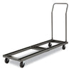 Alera® Chair/Table Cart, Metal, 600 lb Capacity, 20.86" x 50.78" to 72.04" x 43.3", Black Chair/Table Carts - Office Ready