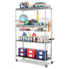 Alera® NSF Certified Industrial Heavy-Duty Wire Shelving Starter Kit, 36w x 24d x 72h, Silver Shelving Units-Multiuse Shelving-Open - Office Ready
