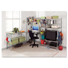 Alera® NSF Certified Industrial Heavy-Duty Wire Shelving Starter Kit, 48w x 18d x 72h, Silver Shelving Units-Multiuse Shelving-Open - Office Ready