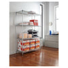 Alera® NSF Certified Industrial Heavy-Duty Wire Shelving Starter Kit, 48w x 18d x 72h, Silver Shelving Units-Multiuse Shelving-Open - Office Ready
