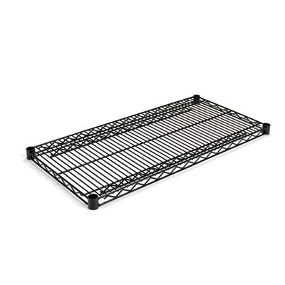 Alera® Extra Wire Shelves, 36w x 18d, Black, 2 Shelves/Carton Shelving Units-Parts-Shelves - Office Ready