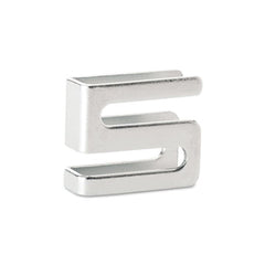 Alera® Shelf Connecting S Hooks, Metal, Silver, 4 Hooks/Pack