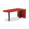 Alera® Valencia™ Series D-Top Desk, 71" x 35.5" x 29.63", Medium Cherry Desks-Desk Shells - Office Ready
