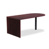 Alera® Valencia™ Series D-Top Desk, 71" x 35.5" x 29.63", Mahogany Desks-Desk Shells - Office Ready