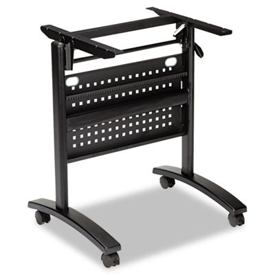 Alera® Valencia™ Series Flipper Training Table Base, Modesty Panel, 28.5 x 19.75 x 28.5, Black Tables-Multipurpose & Training Tables - Office Ready