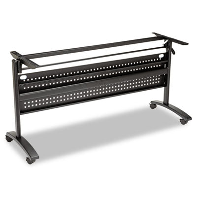Alera® Valencia™ Series Flipper Training Table Base, Modesty Panel, 57.88 x 19.75 x 28.5, Black Tables-Multipurpose & Training Tables - Office Ready