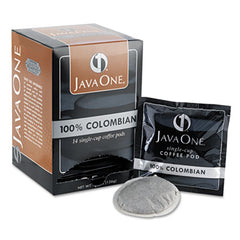 Distant Lands Coffee Coffee Pods, Colombian Supremo, Single Cup, 14/Box