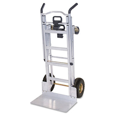 Cosco® 3-in-1 Convertible Hand Truck, 800 lb to 1,000 lb Capacity, 21.06 x 21.85 x 48.03, Aluminum Hand Trucks-Convertible Hand Truck - Office Ready