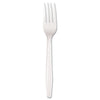 Boardwalk® Mediumweight Polystyrene Cutlery, Fork, White, 10 Boxes of 100/Carton Utensils-Disposable Fork - Office Ready