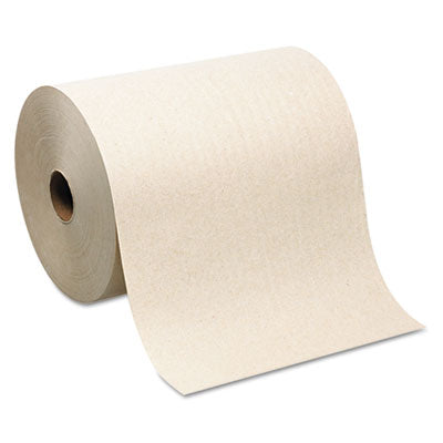 Georgia Pacific® Professional SofPull® Hardwound Roll Paper Towel, Nonperforated, 7.87 x 1000ft, Brown, 6 Rolls/Carton Towels & Wipes-Hardwound Paper Towel Roll - Office Ready
