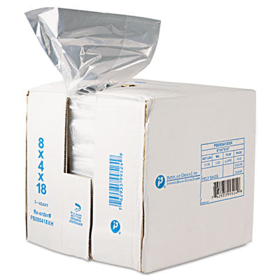 Inteplast Group Food Bags, 8 qt, 0.68 mil, 8