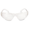 MCR™ Safety Checklite® Safety Glasses, Clear Frame, Clear Lens Safety Glasses-Wraparound - Office Ready