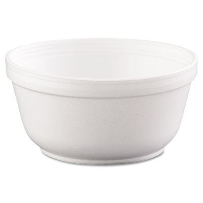 Dart® Insulated Foam Bowls, 12 oz, White, 50/Pack, 20 Packs/Carton Dinnerware-Bowl, Foam - Office Ready