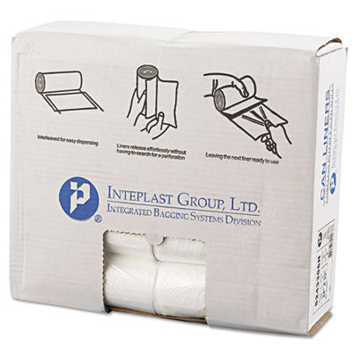 Inteplast Group High-Density Commercial Can Liners, 16 gal, 6 microns, 24