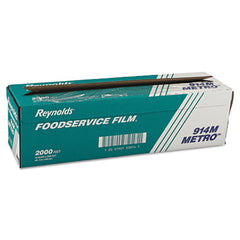 Reynolds Wrap® Metro™ Light-Duty Film with Cutter Box, 18" x 2,000 ft, Clear
