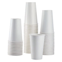 Karat® Double Poly Paper Cold Cups, 16 oz, White, 1,000/Carton Cold Drink Cups, Paper - Office Ready