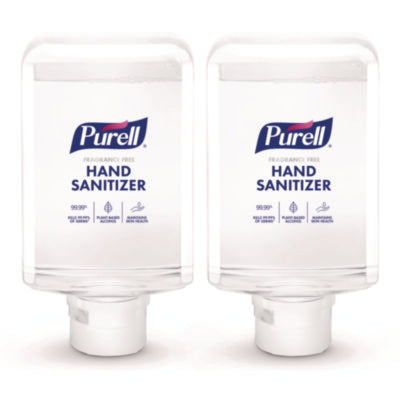 PURELL® Advanced Hand Sanitizer Fragrance Free Foam, For ES10 Automatic Dispensers, 1,200 mL Refill, Fragrance Free, 2/Carton Hand Sanitizer Refills, Moisturizing Foam - Office Ready