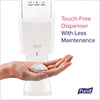 PURELL® ES10 Automatic Hand Sanitizer Dispenser, 4.33 x 3.96 x 10.31, White Automatic Hand Cleaner Dispensers - Office Ready