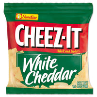 Sunshine® Cheez-it® Crackers, 1.5 oz Single-Serving Snack Bags, White Cheddar, 8/Box Food-Crackers - Office Ready