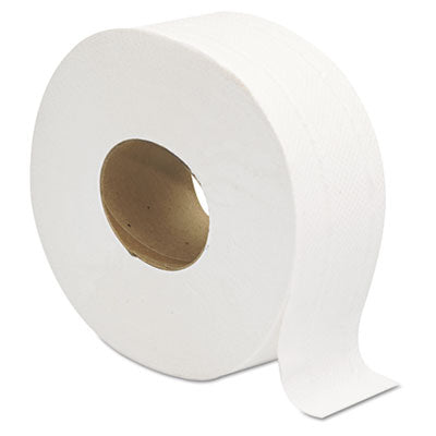 GEN JRT Jumbo Bath Tissue, Septic Safe, 2-Ply, White, 3.25