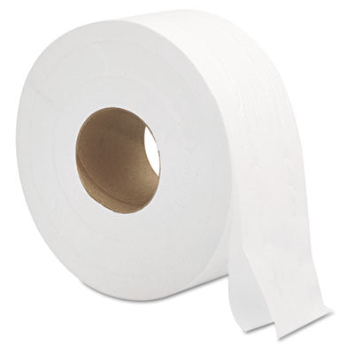 GEN JRT Jumbo Bath Tissue, Septic Safe, 2-Ply, White, 3.5