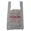 Barnes Paper Company Plastic Thank-You T-Sack, 2 mil, 4" x 15", White, 2,000/Carton Bags-Retail Shopping Bags & Sacks - Office Ready