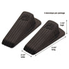 Master Caster® Big Foot® Doorstop, No Slip Rubber Wedge, 2.25w x 4.75d x 1.25h, Brown, 2/Pack Door Hardware-Wedge Doorstop - Office Ready