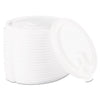Dart® Lift Back & Lock Tab Lids for Paper Cups, Fits 10 oz to 24 oz Cups, White, 100/Sleeve, 10 Sleeves/Carton Cup Lids-Hot Cup - Office Ready