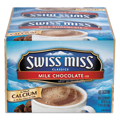 Swiss Miss® Hot Cocoa Mix, Regular, 0.73 oz. Packets,  50 Packets/Box Beverages-Hot Cocoa - Office Ready