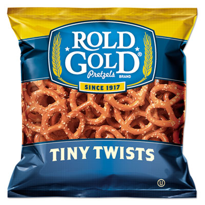 Rold Gold® Tiny Twists Pretzels, 1 oz Bag, 88/Carton Snacks - Office Ready