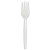 Dixie® SmartStock® Plastic Cutlery Refill, Fork, 5.8", Series-B Mediumweight, White, 40/Pack, 24 Packs/Carton Utensils-Disposable Fork - Office Ready