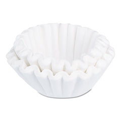 BUNN® Commercial Coffee Filters, 6 gal Urn Style, Flat Bottom, 25/Cluster, 10 Clusters/Pack