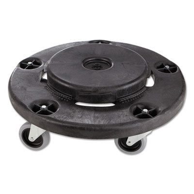 Rubbermaid® Commercial Brute® Round Twist On/Off Dolly, 250 lb Capacity, 18