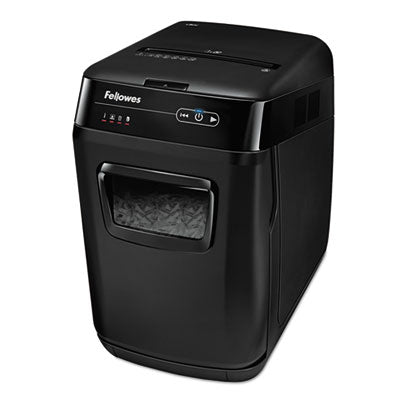 Fellowes® AutoMax™ 130C Auto Feed Cross-Cut Shredder, 130 Sheet Capacity Shredders-Cross-Cut - Office Ready
